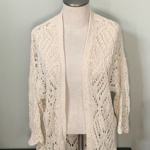 American Eagle cardigan cream ivory S small